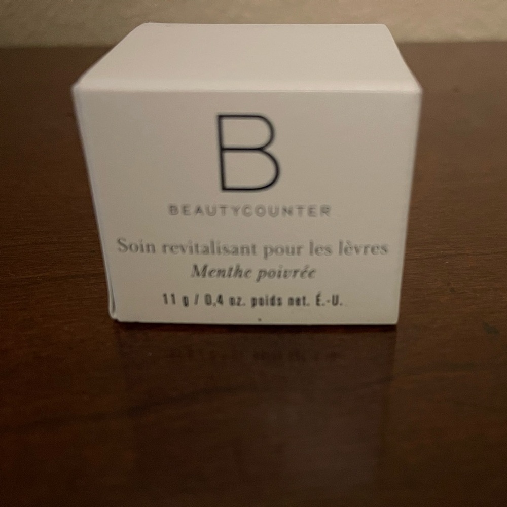 NEW Beautycounter Lip Conditioner Peppermint 0.4 oz Hydrating Beauty Counter